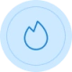 Flame icon - enhanced libido